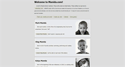 Desktop Screenshot of manida.com